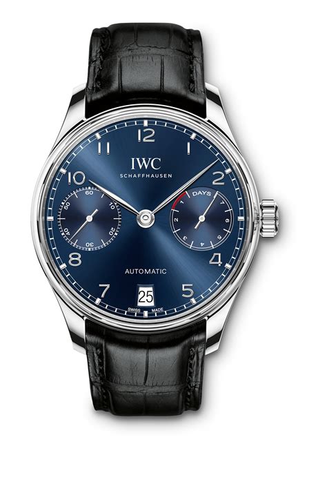 iwc portuguese automatic blue|iwc portugieser series.